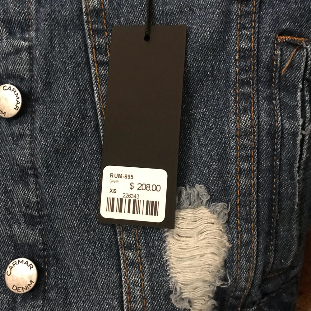 CarMar Ripped Denim Jacket - Picture 2 of 4